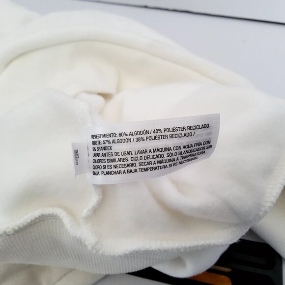 White HoodieFull-Length Zipper Closure XL By Inspire Me Top to bottom = 25 inche - Picture 6 of 6